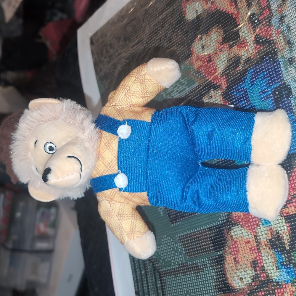 AVAILABLE -2021Berenstain Bear plush toy PBS kids "The Berenstain Bears" Papa 9"